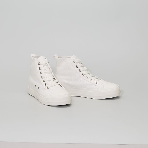 Sneakers con suola spessa Donna dalla 38 alla 52 - bianco - Kiabi - 15,00€