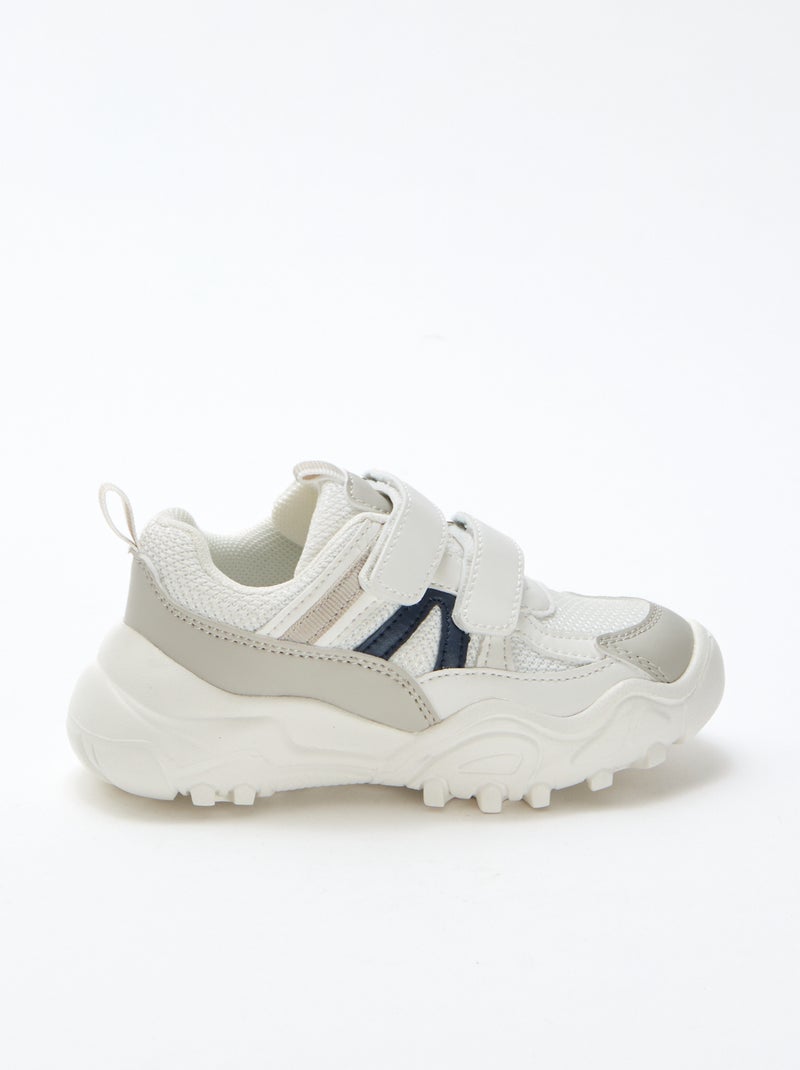 Sneakers con suola spessa Grigio - Kiabi