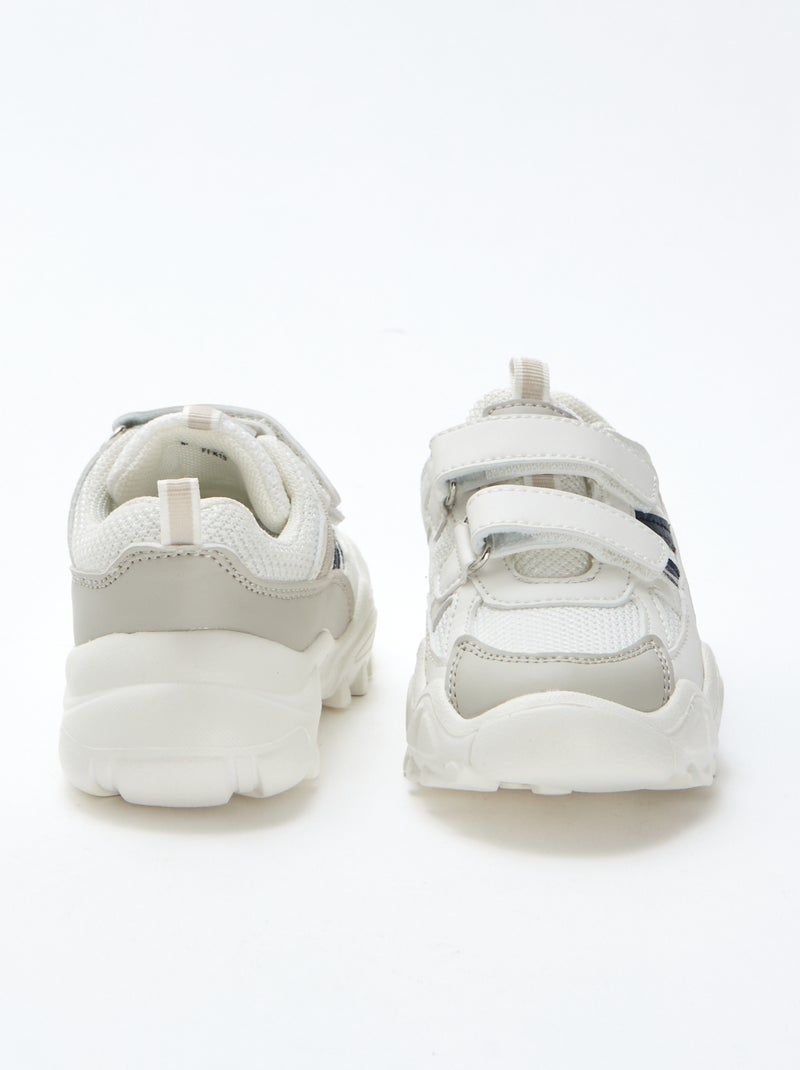 Sneakers con suola spessa Grigio - Kiabi