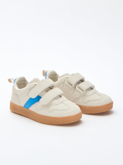 Sneakers con velcro in simil suede - Kiabi