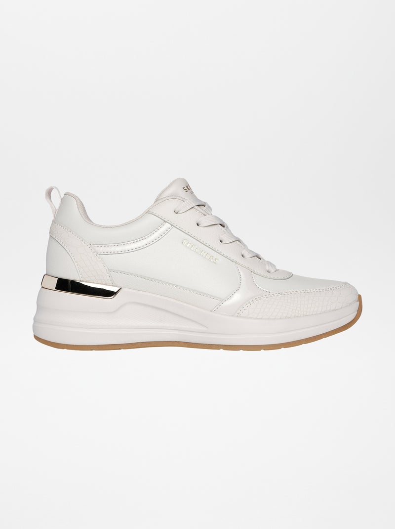 Sneakers con zeppa 'Skechers' bianco - Kiabi