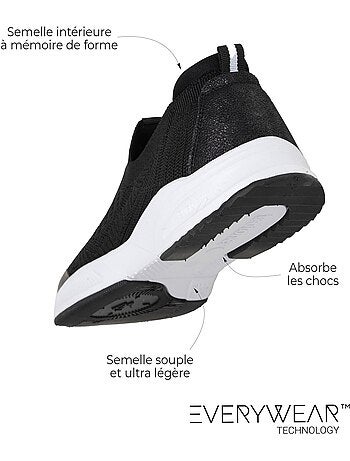 Sneakers confortevole, resistente, con suola in memory e facile da indossare isotoner