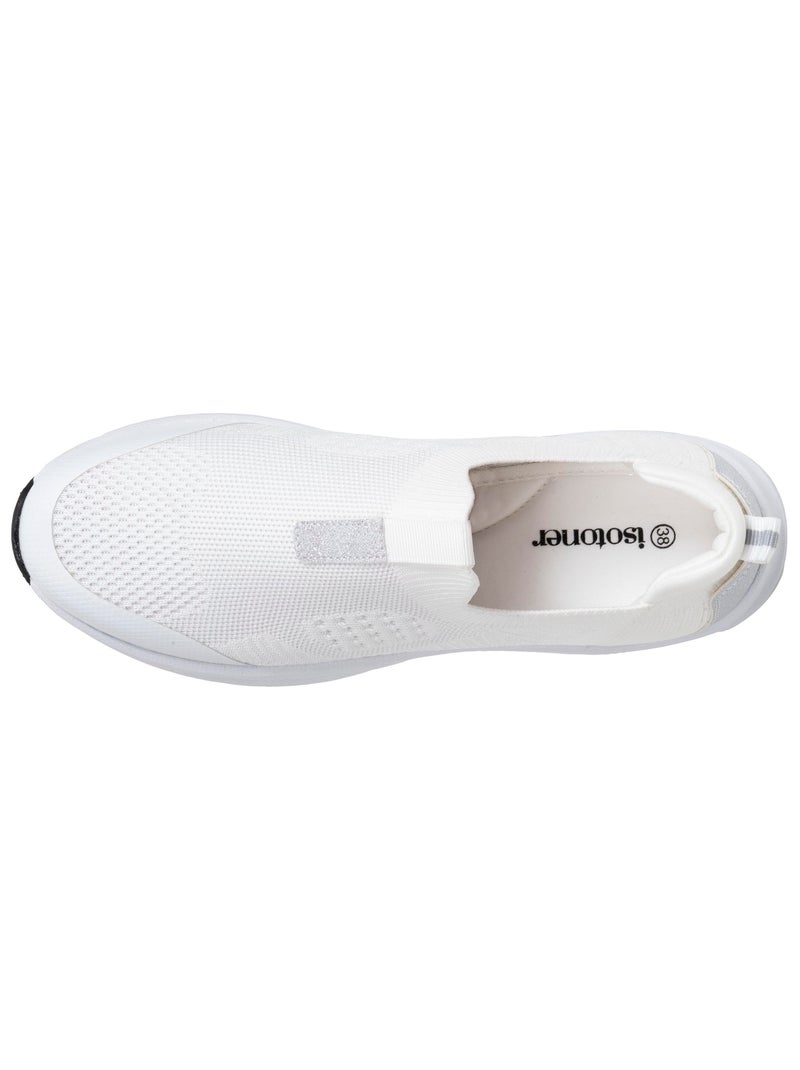 Sneakers confortevole, resistente, con suola in memory e facile da indossare  Isotoner Bianco - Kiabi