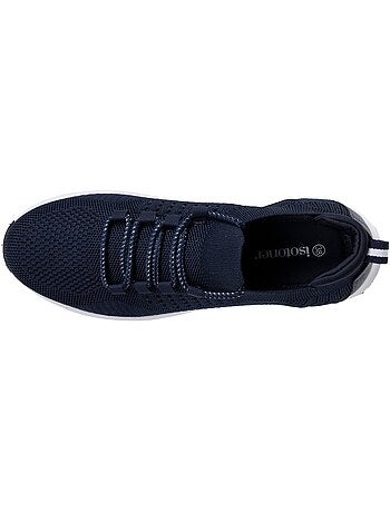 Sneakers slip on, flessibile e leggero, con lacci Isotoner