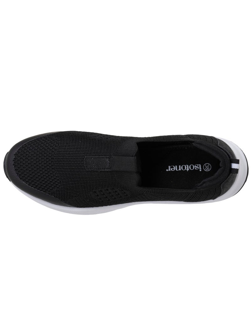 Sneakers confortevole, resistente, con suola in memory e facile da indossare  Isotoner Nero - Kiabi