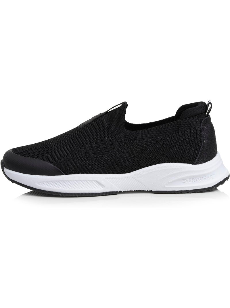 Sneakers confortevole, resistente, con suola in memory e facile da indossare Nero - Kiabi