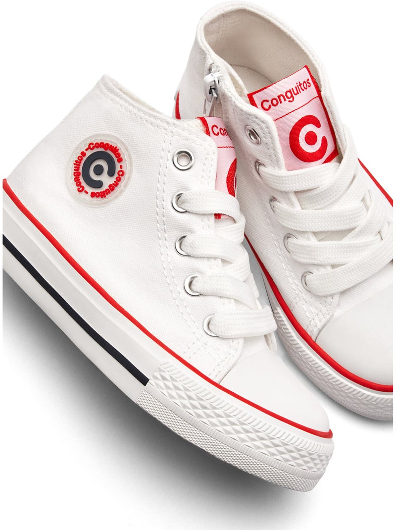 Sneakers Conguitos Altas Básicas Bianco - Kiabi