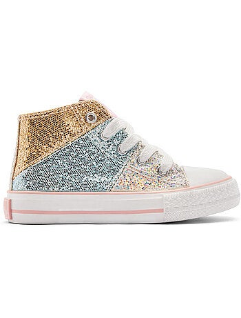 Sneakers conguitos altas glitter