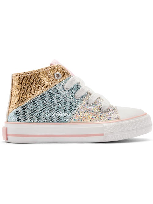 Sneakers conguitos altas glitter - Kiabi