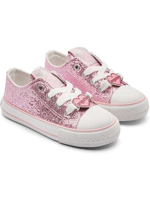 Sneakers Conguitos Altas Glitter - Kiabi Sneakers Conguitos Altas Glitter - Kiabi