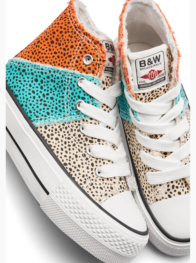 Sneakers Conguitos Altas Respetuosas Multicolore - Kiabi