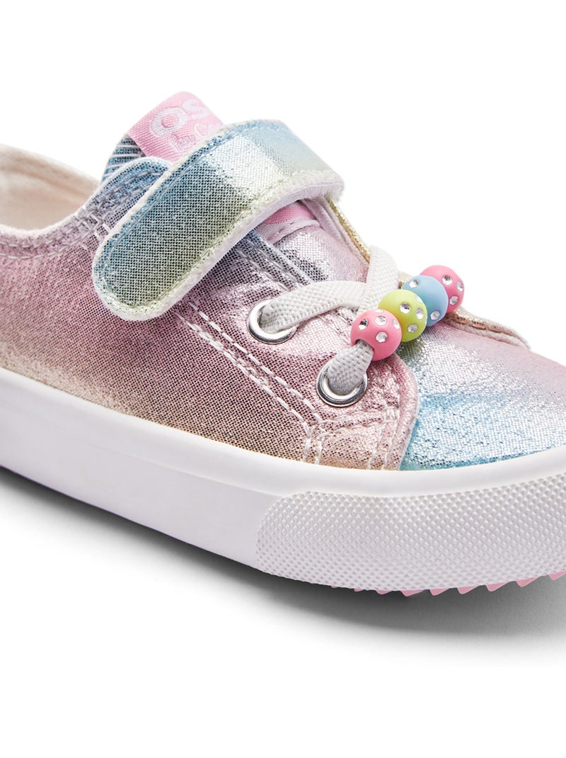 Sneakers conguitos bajas arcoíris Multicolore - Kiabi