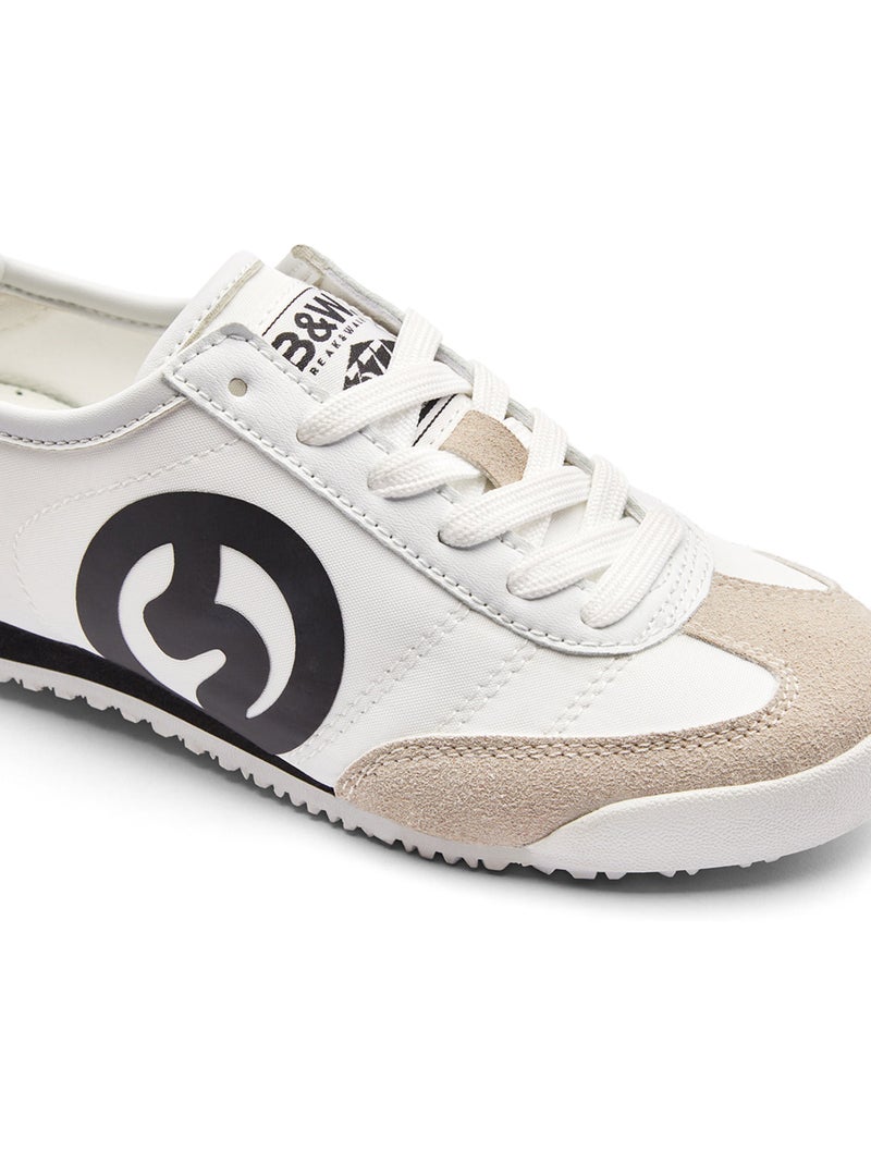 Sneakers conguitos bajas básicas cordones Bianco - Kiabi