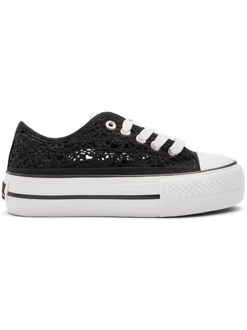 Sneakers conguitos bajas crochet - Kiabi