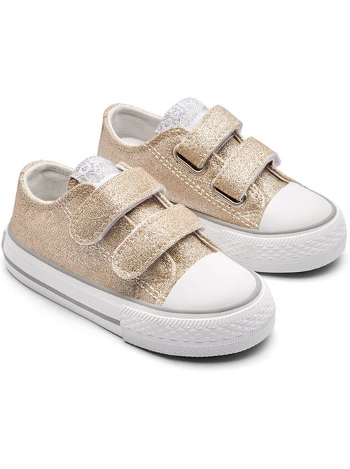 Sneakers conguitos bajas glitter - Kiabi Sneakers conguitos bajas glitter - Kiabi