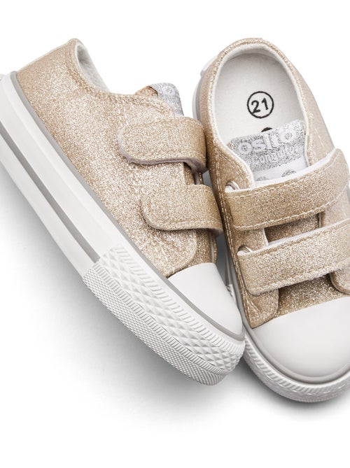 Sneakers conguitos bajas glitter - Kiabi Sneakers conguitos bajas glitter - Kiabi