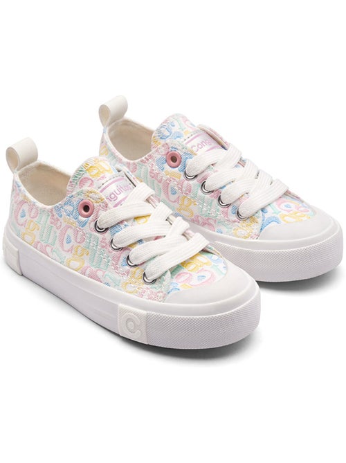 Sneakers conguitos bajas letras - Kiabi