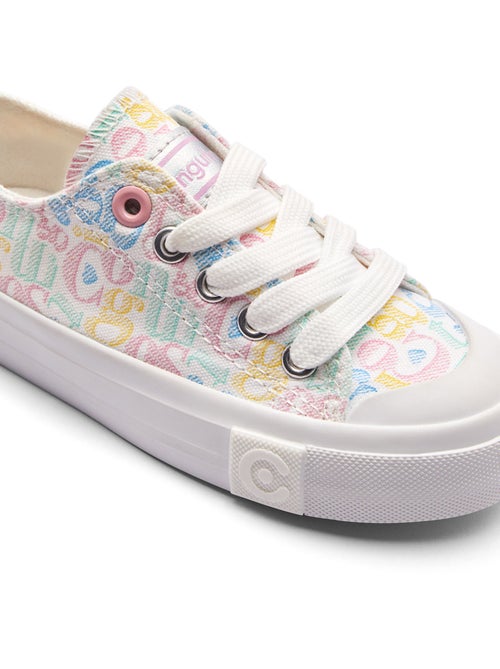 Sneakers conguitos bajas letras - Kiabi