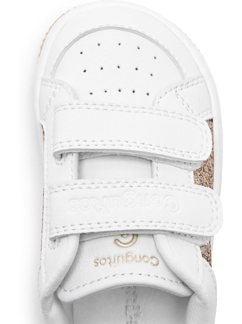 Sneakers conguitos barefoot  detalles brillantes Oro - Kiabi