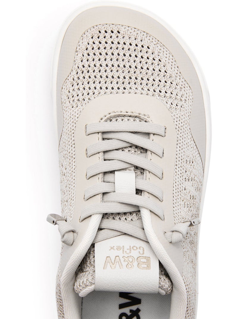 Sneakers Conguitos Barefoot Goflex Bordado Beige - Kiabi