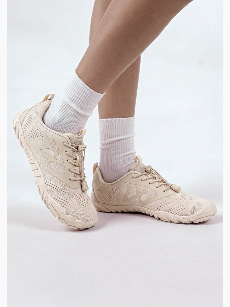Sneakers conguitos barefoot goflex canvas Beige - Kiabi
