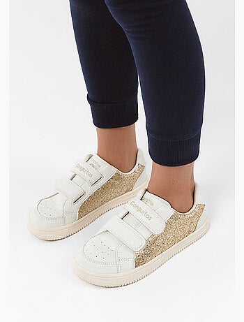 Sneakers conguitos barefoot goflex dorado