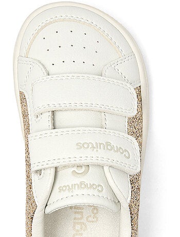 Sneakers conguitos barefoot goflex dorado