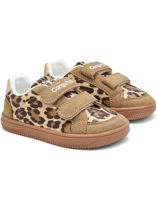 Sneakers conguitos barefoot goflex leopardo - Kiabi Sneakers conguitos barefoot goflex leopardo - Kiabi