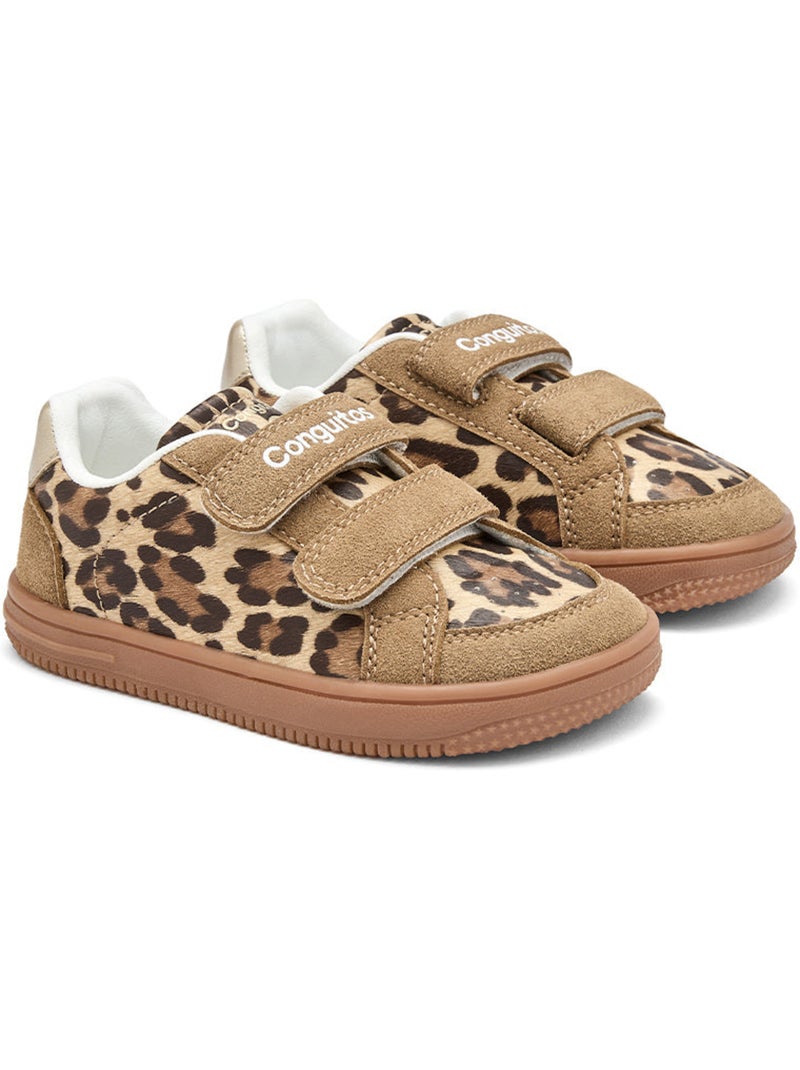 Sneakers conguitos barefoot goflex leopardo Nero Marrone Nero - Kiabi