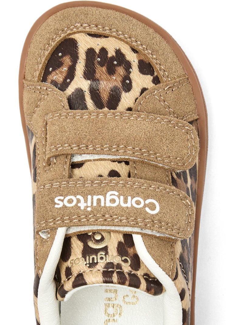 Sneakers conguitos barefoot goflex leopardo Nero Marrone Nero - Kiabi