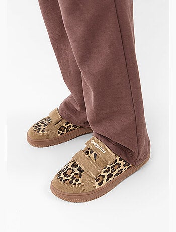 Sneakers conguitos barefoot goflex leopardo