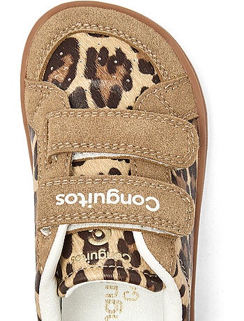 Sneakers conguitos barefoot goflex leopardo