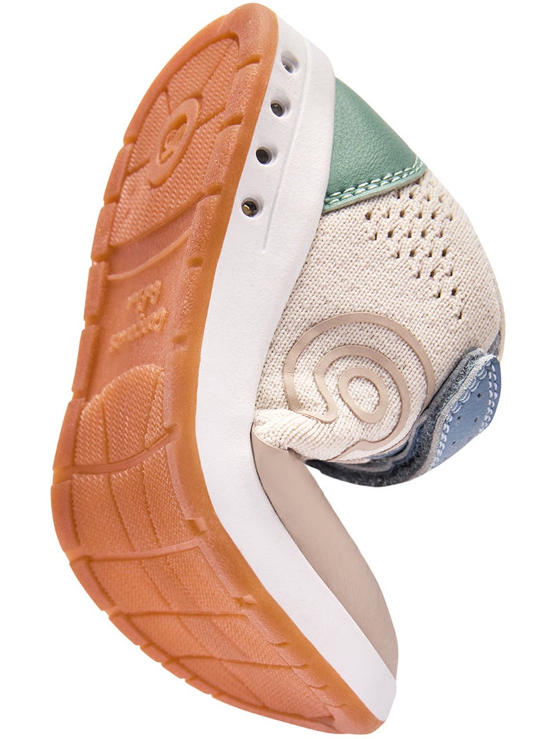 Sneakers conguitos barefoot goflex luces Beige - Kiabi