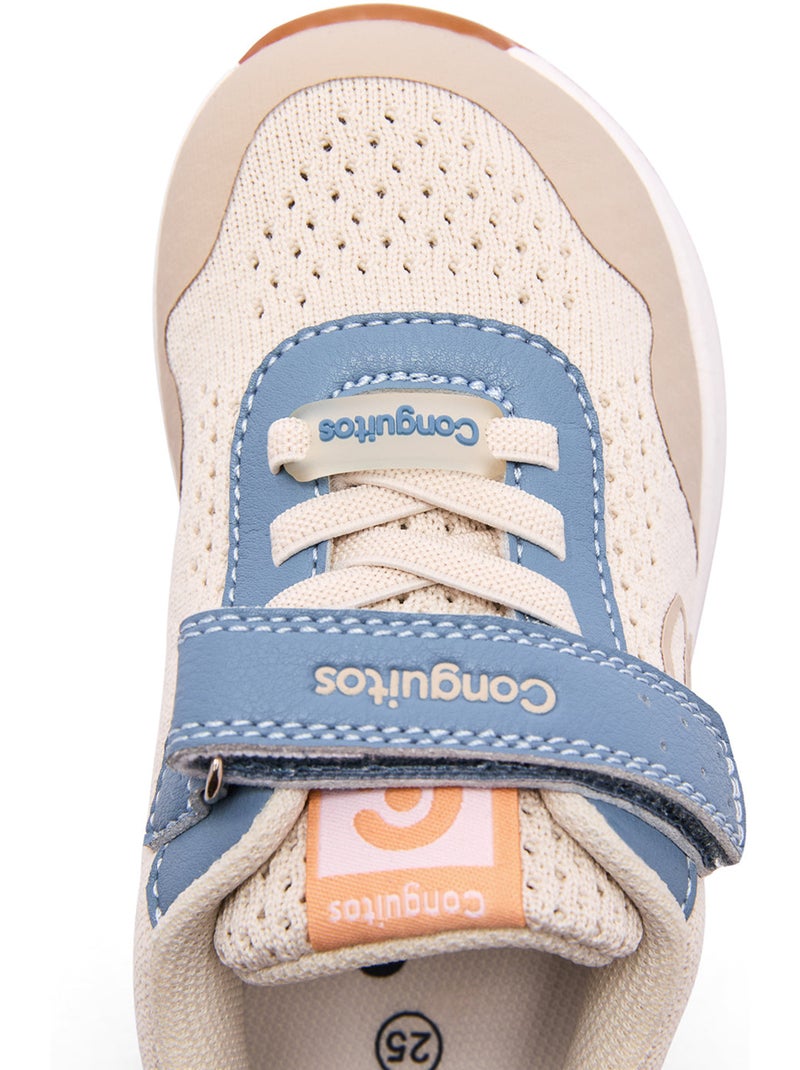 Sneakers conguitos barefoot goflex luces Beige - Kiabi