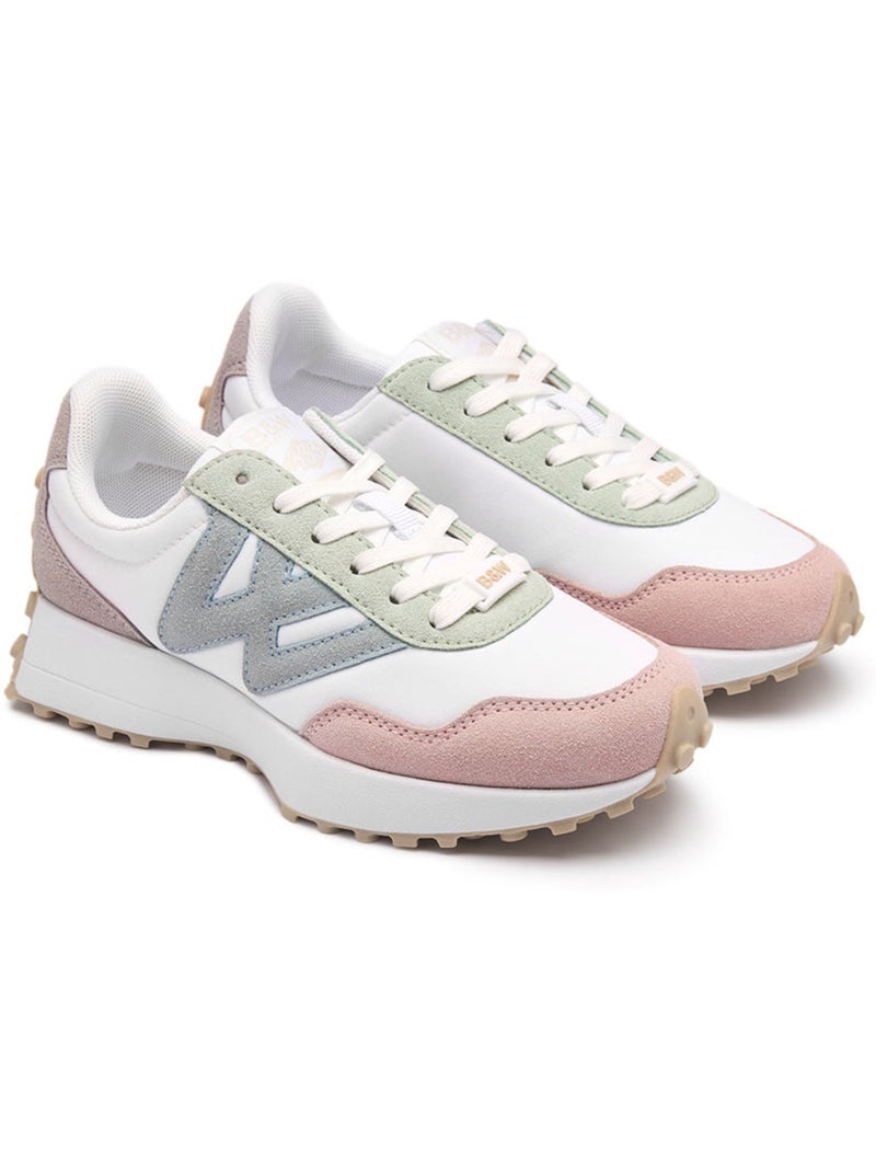 Sneakers Conguitos B&W Ante Rosa - Kiabi