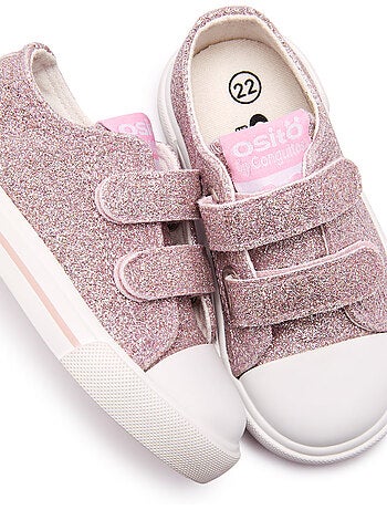 Sneakers conguitos canvas glitter