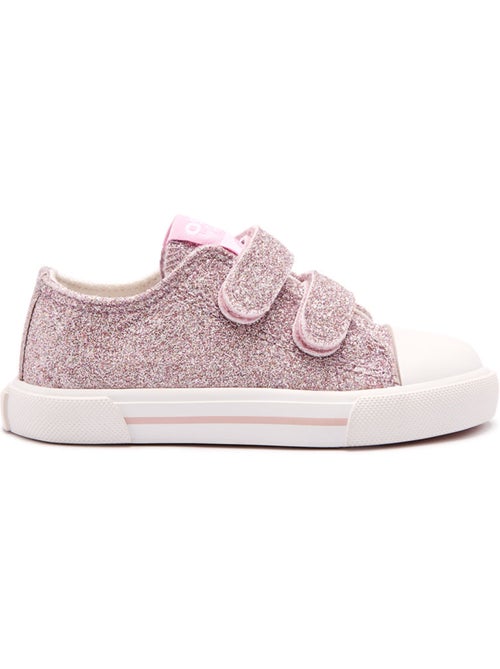 Sneakers conguitos canvas glitter - Kiabi Sneakers conguitos canvas glitter - Kiabi