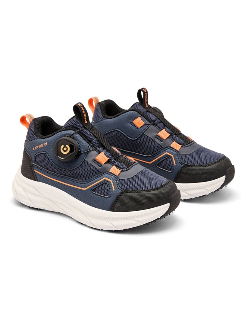 Sneakers conguitos casual impermeables Blu marino - Kiabi
