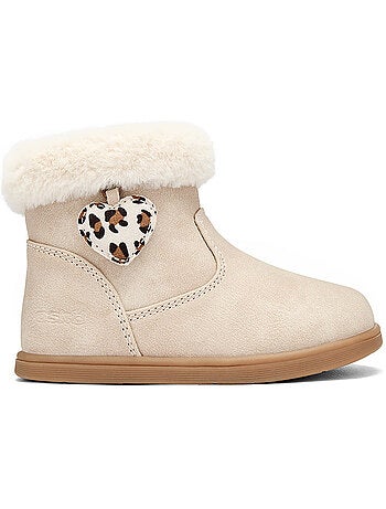 Sneakers conguitos corazón leopardo