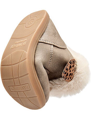 Sneakers conguitos corazón leopardo