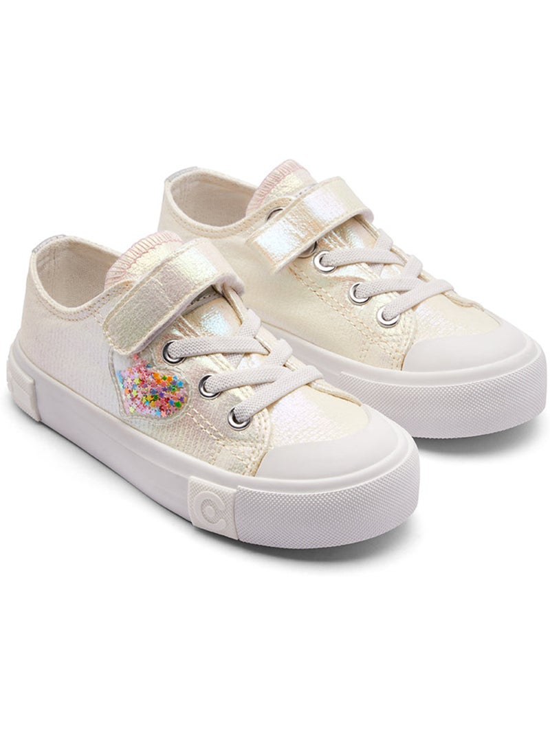 Sneakers Conguitos Corazones Oro - Kiabi