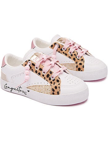 Sneakers conguitos estampado animal