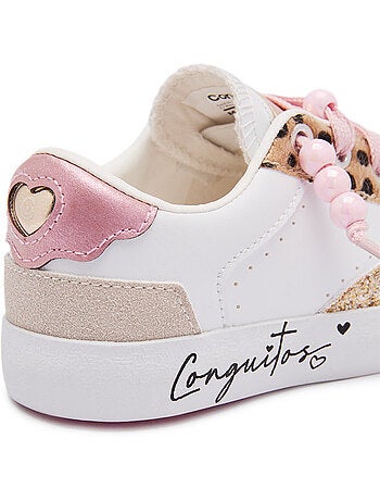 Sneakers conguitos estampado animal
