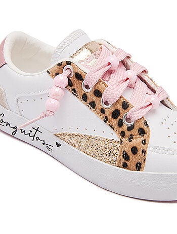 Sneakers conguitos estampado animal