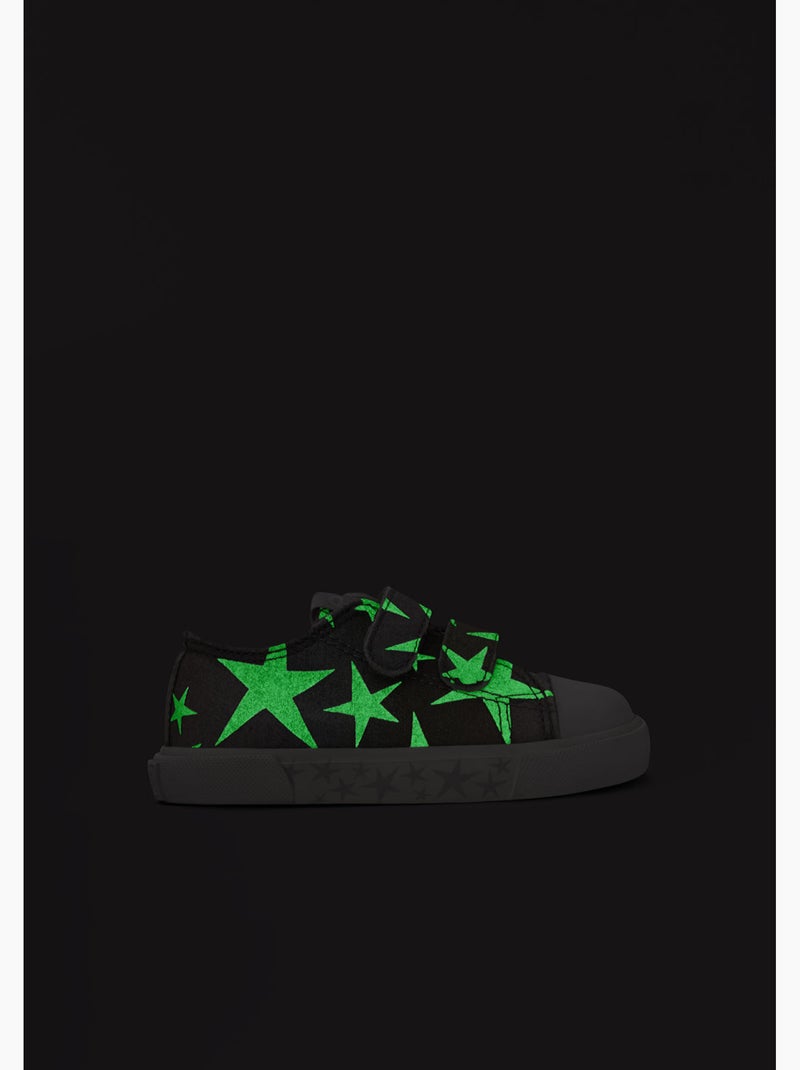Sneakers conguitos estampado estrellas bebés Multicolore - Kiabi