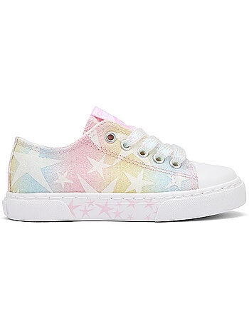 Sneakers conguitos estampado estrellas brillo