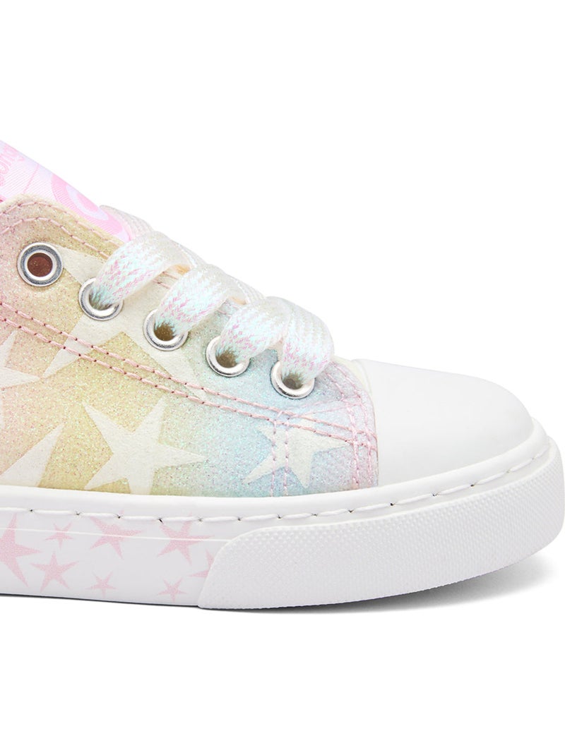 Sneakers conguitos estampado estrellas brillo Multicolore - Kiabi