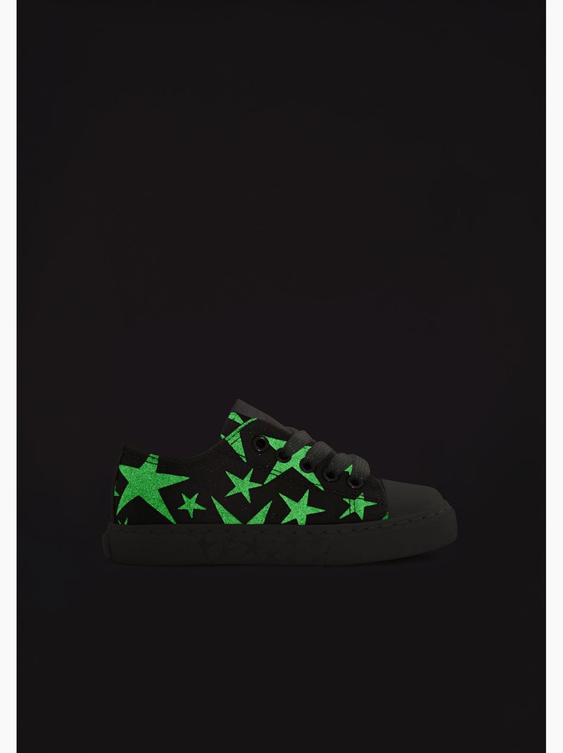 Sneakers conguitos estampado estrellas brillo Multicolore - Kiabi