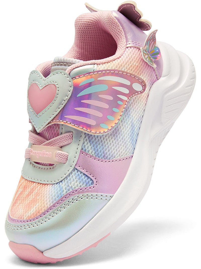 Sneakers Conguitos Estampado Mariposa Rosa - Kiabi