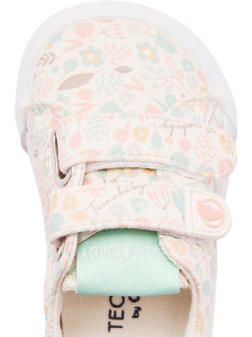 Sneakers conguitos flores respetuosas - Kiabi